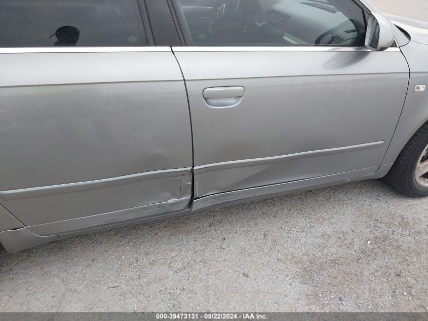 2006 Audi A4 2.0T VIN: WAUAF78E56A256453 Lot: 39473131