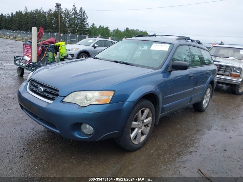 2006 Subaru Outback 2.5I VIN: 4S4BP61C967354014 Lot: 39473154