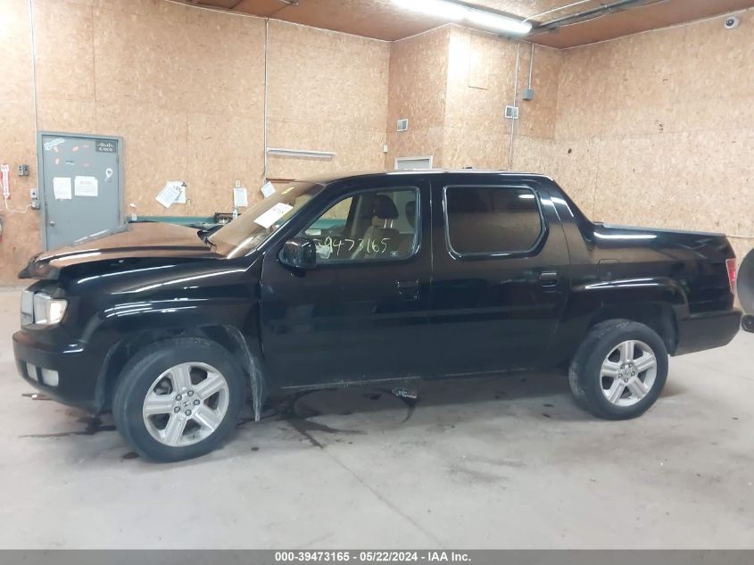 2011 Honda Ridgeline Rtl VIN: 5FPYK1F59BB453888 Lot: 39473165