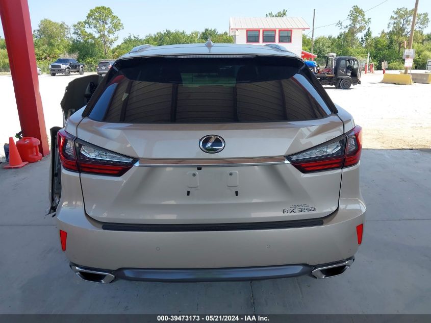 2016 Lexus Rx 350 VIN: 2T2BZMCA5GC041360 Lot: 39473173