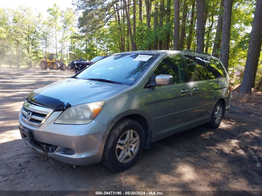 2006 Honda Odyssey Ex-L VIN: 5FNRL38636B082115 Lot: 39473190