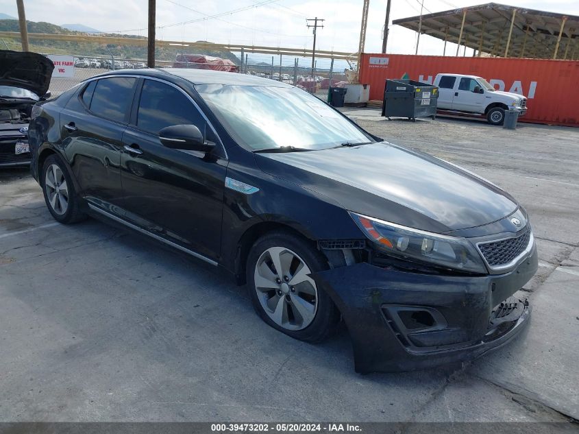 2014 Kia Optima Hybrid Ex VIN: KNAGN4AD1E5076553 Lot: 39473202