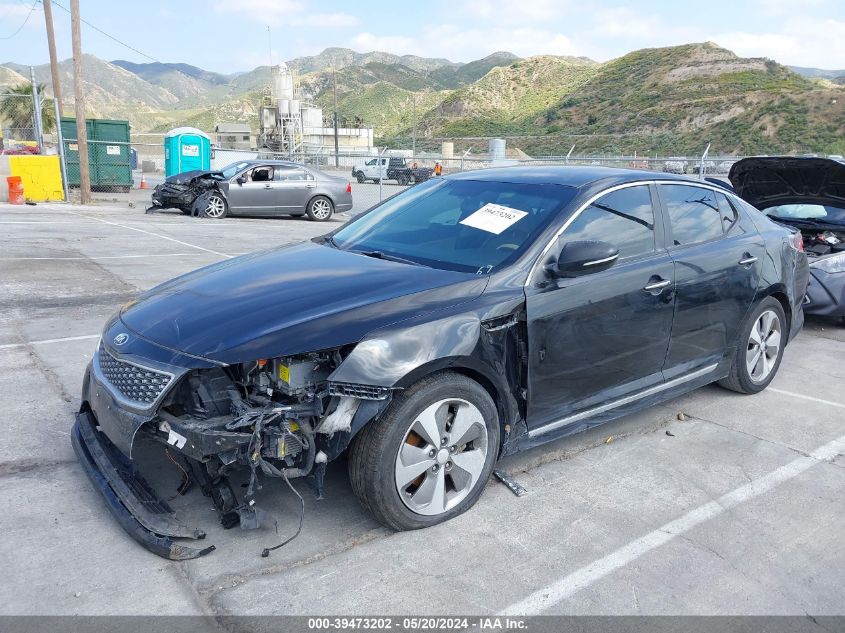 2014 Kia Optima Hybrid Ex VIN: KNAGN4AD1E5076553 Lot: 39473202