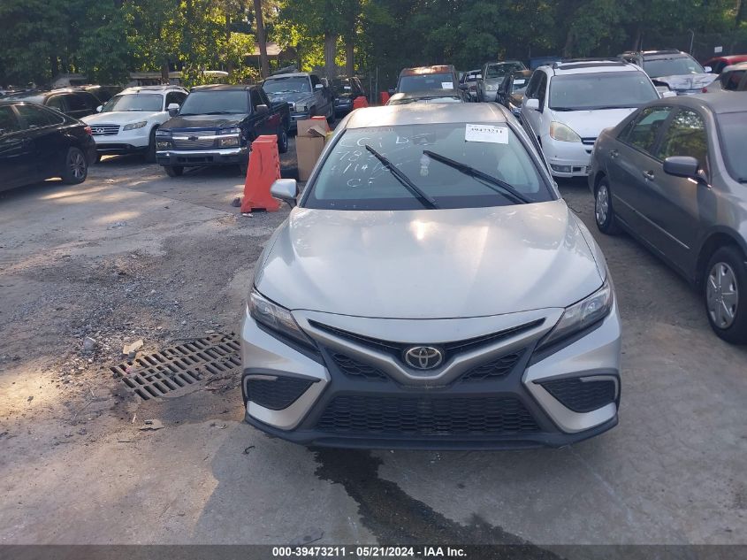 2022 Toyota Camry Se VIN: 4T1G11AK8NU037830 Lot: 39473211