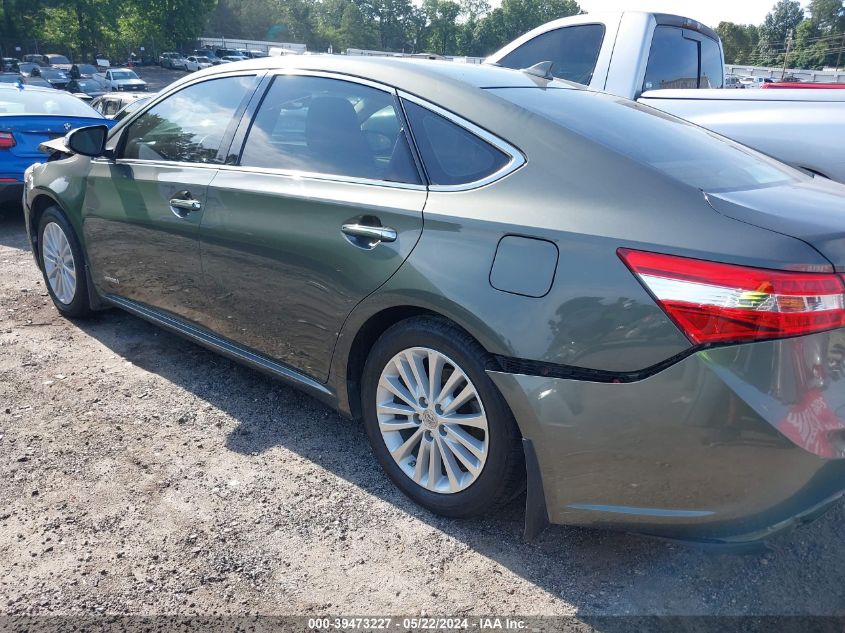 2013 Toyota Avalon Hybrid Limited VIN: 4T1BD1EB8DU002117 Lot: 39473227