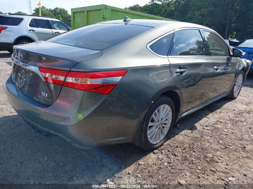 2013 Toyota Avalon Hybrid Limited VIN: 4T1BD1EB8DU002117 Lot: 39473227