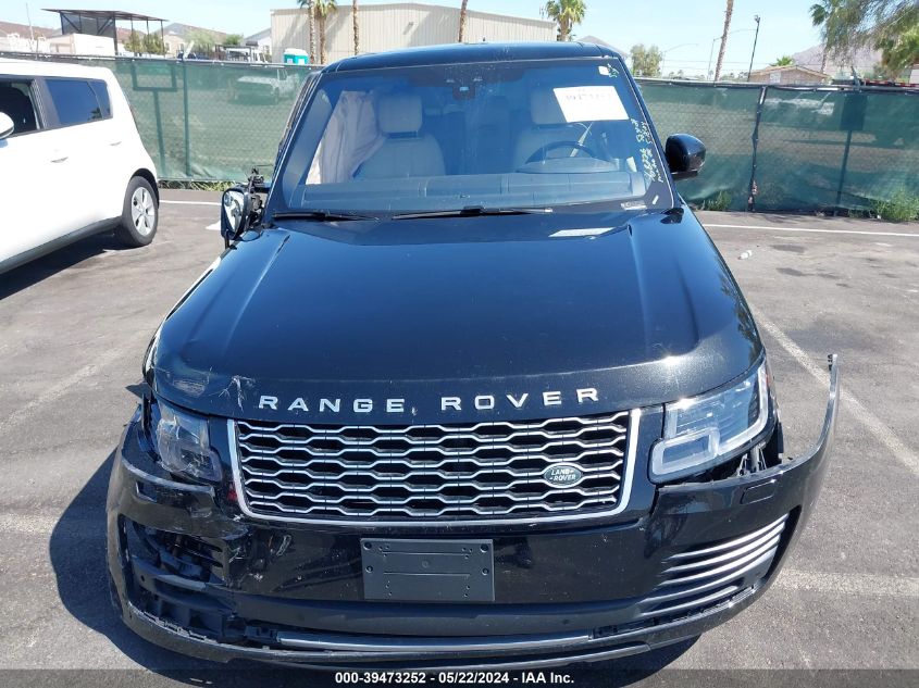 2019 Land Rover Range Rover 3.0L V6 Supercharged Hse VIN: SALGS2SV4KA564785 Lot: 39473252