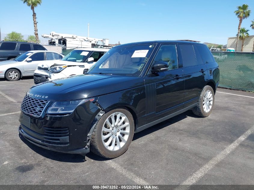 2019 Land Rover Range Rover 3.0L V6 Supercharged Hse VIN: SALGS2SV4KA564785 Lot: 39473252