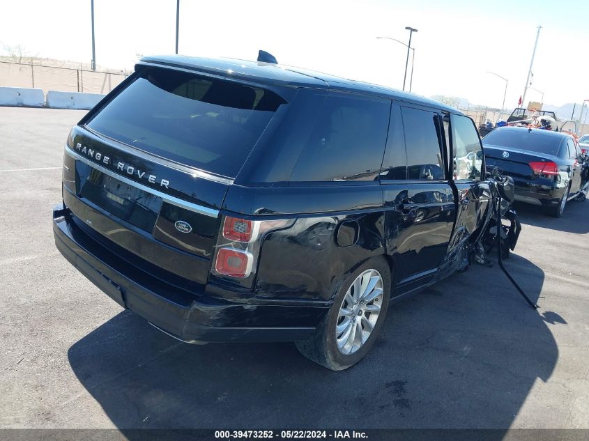 2019 Land Rover Range Rover 3.0L V6 Supercharged Hse VIN: SALGS2SV4KA564785 Lot: 39473252