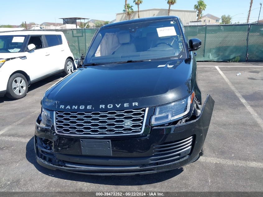 2019 Land Rover Range Rover 3.0L V6 Supercharged Hse VIN: SALGS2SV4KA564785 Lot: 39473252