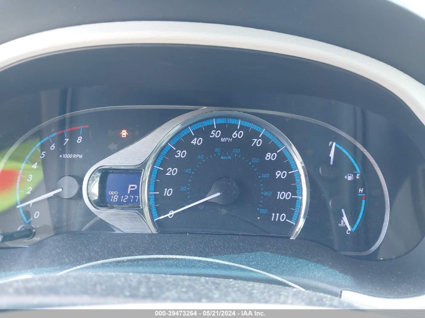 2013 Toyota Sienna Xle 7 Passenger VIN: 5TDDK3DC7DS070826 Lot: 39473264