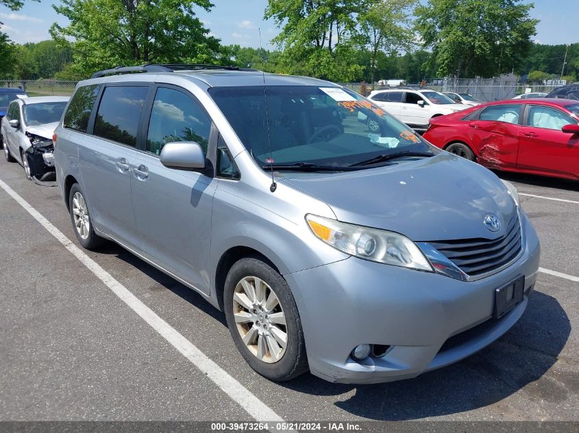 2013 Toyota Sienna Xle 7 Passenger VIN: 5TDDK3DC7DS070826 Lot: 39473264