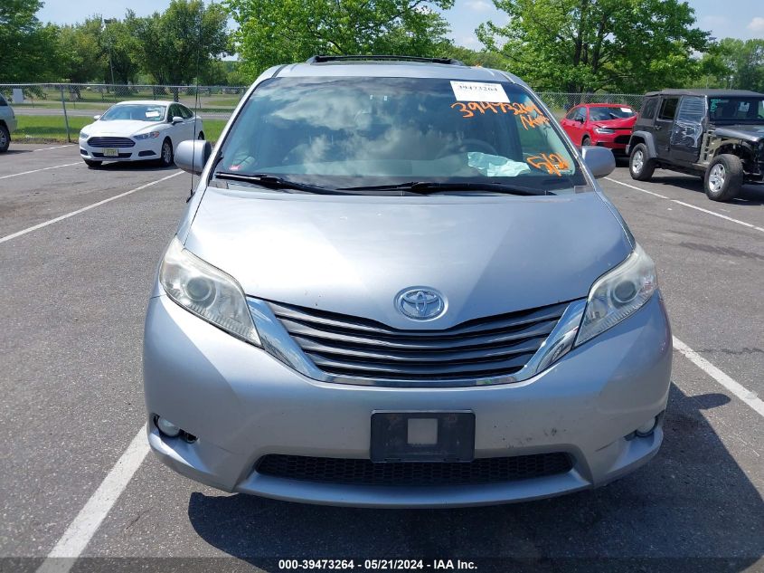 2013 Toyota Sienna Xle 7 Passenger VIN: 5TDDK3DC7DS070826 Lot: 39473264