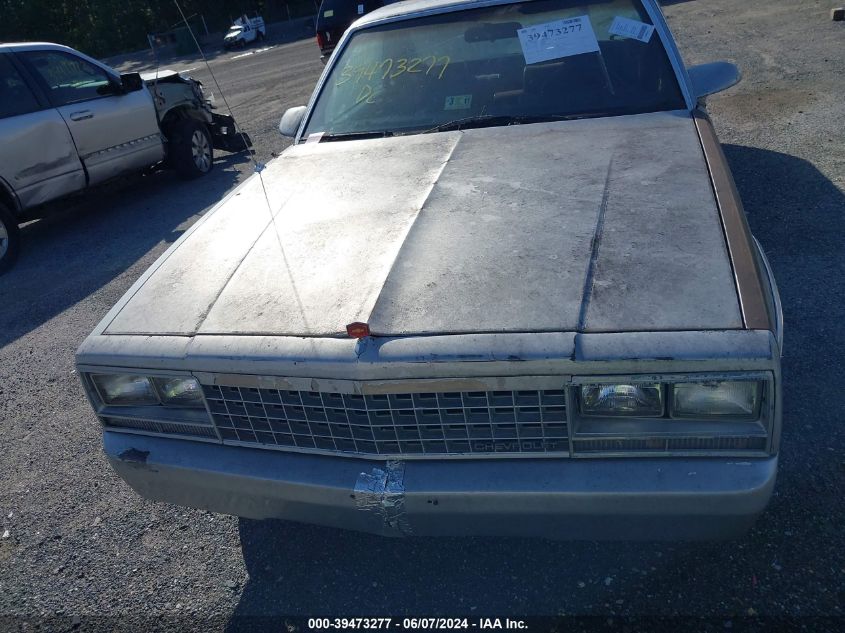 1986 Chevrolet El Camino VIN: 3GCCW80H3GS915184 Lot: 39473277