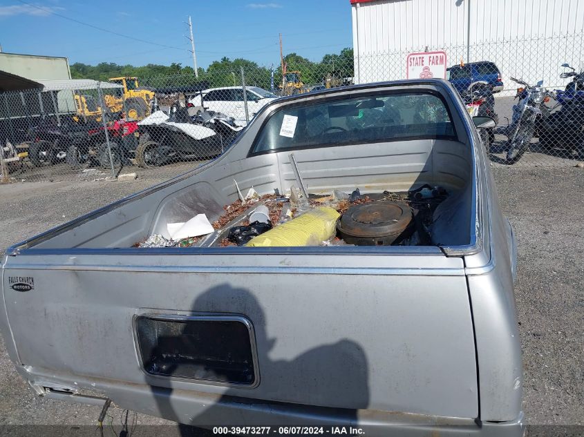 1986 Chevrolet El Camino VIN: 3GCCW80H3GS915184 Lot: 39473277