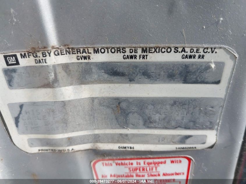 1986 Chevrolet El Camino VIN: 3GCCW80H3GS915184 Lot: 39473277