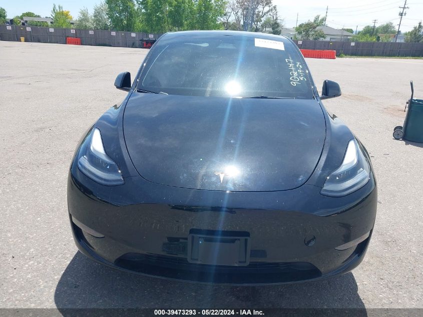 2023 Tesla Model Y Awd/Long Range Dual Motor All-Wheel Drive VIN: 7SAYGDEE1PF902147 Lot: 39473293