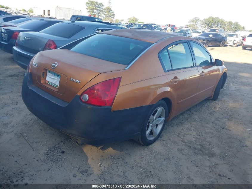 2004 Nissan Maxima 3.5 Se VIN: 1N4BA41E94C809496 Lot: 39473313