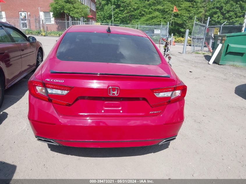 2021 Honda Accord Sport VIN: 1HGCV1F3XMA041548 Lot: 39473321