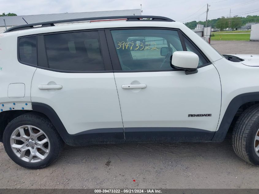 2017 Jeep Renegade Latitude Fwd VIN: ZACCJABB7HPF06171 Lot: 39473322