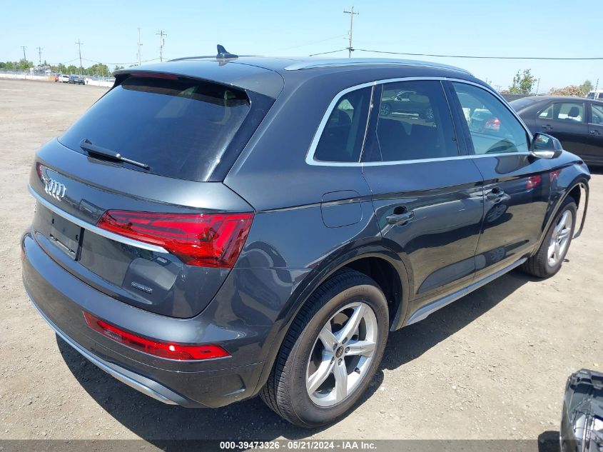 2023 Audi Q5 Premium 40 Tfsi Quattro S Tronic VIN: WA1ABAFY2P2048867 Lot: 39473326