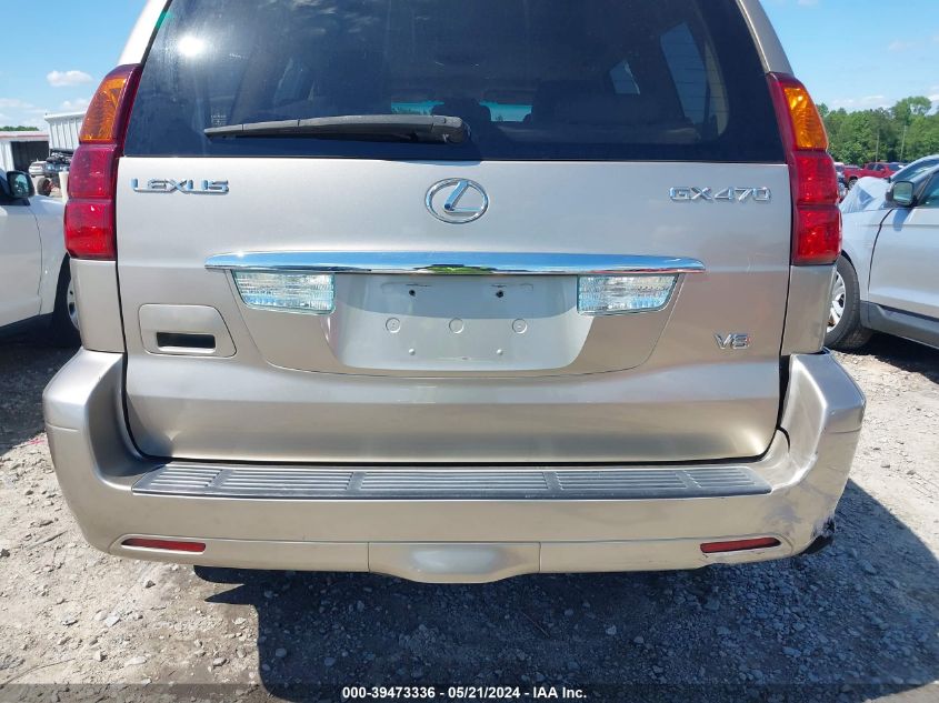 2005 Lexus Gx 470 VIN: JTJBT20X750077753 Lot: 39473336