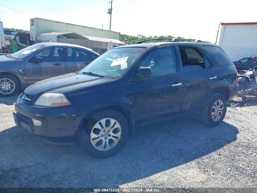 2003 Acura Mdx VIN: 2HNYD18743H542890 Lot: 39473338