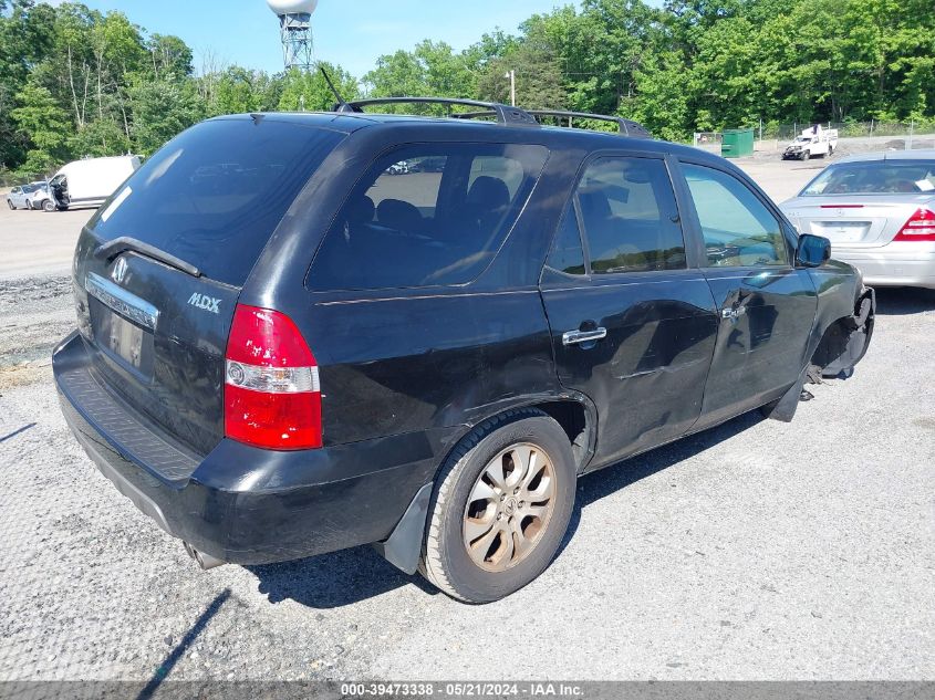 2003 Acura Mdx VIN: 2HNYD18743H542890 Lot: 39473338