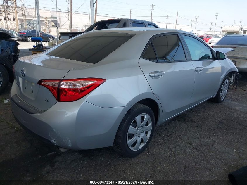 2017 Toyota Corolla Le VIN: 5YFBURHE6HP594662 Lot: 39473347