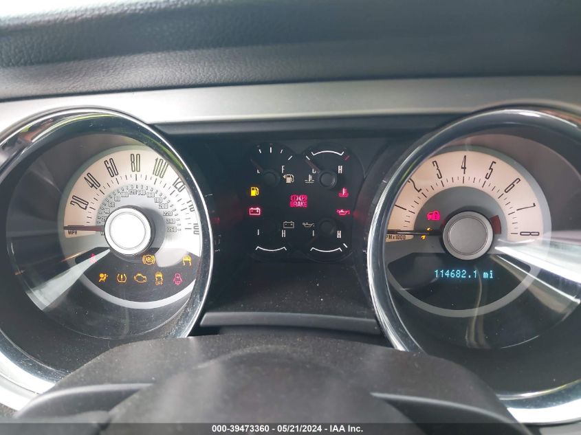 2011 Ford Mustang V6 Premium VIN: 1ZVBP8EM0B5124576 Lot: 39473360