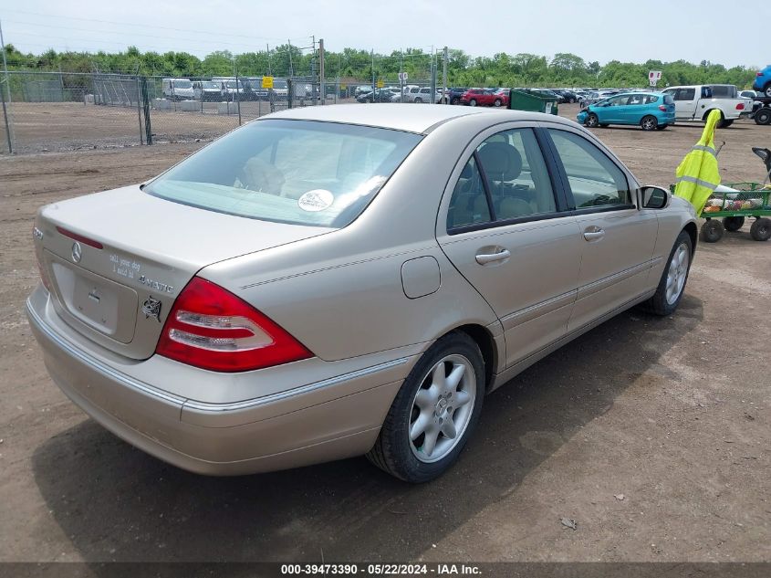 2004 Mercedes-Benz C 320 4Matic VIN: WDBRF84J74F530913 Lot: 39473390