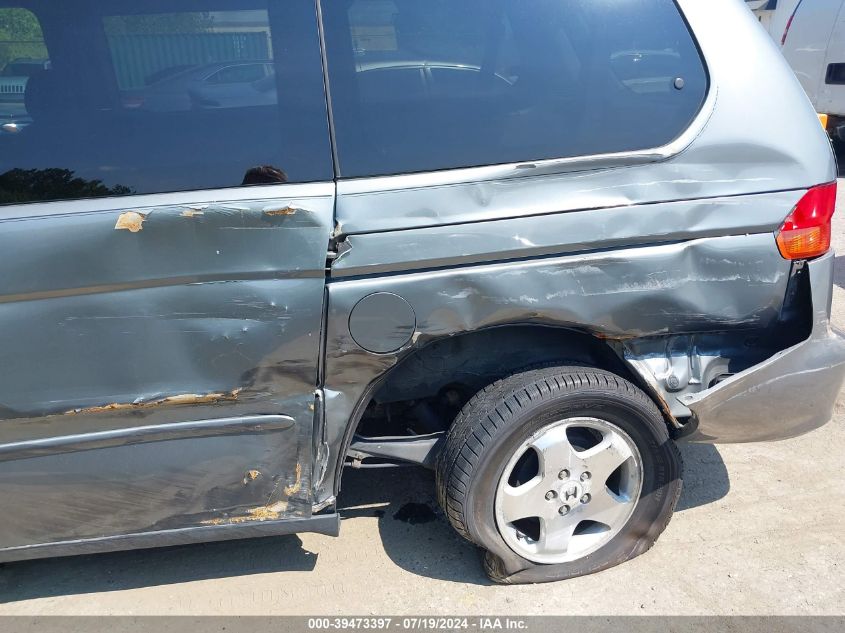 2001 Honda Odyssey Ex VIN: 2HKRL186X1H589138 Lot: 39473397