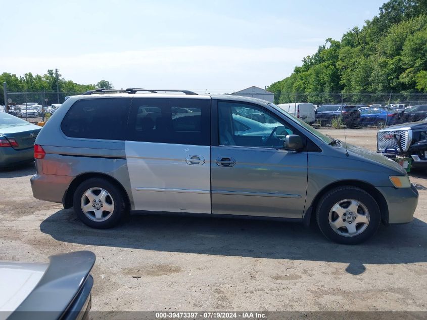 2001 Honda Odyssey Ex VIN: 2HKRL186X1H589138 Lot: 39473397