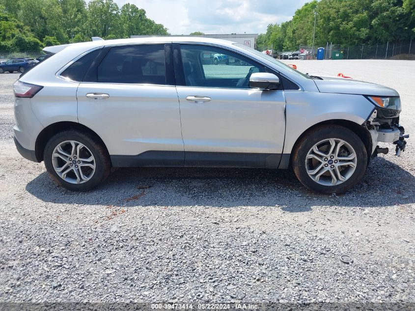 2015 Ford Edge Titanium VIN: 2FMTK4K90FBB30955 Lot: 39473414