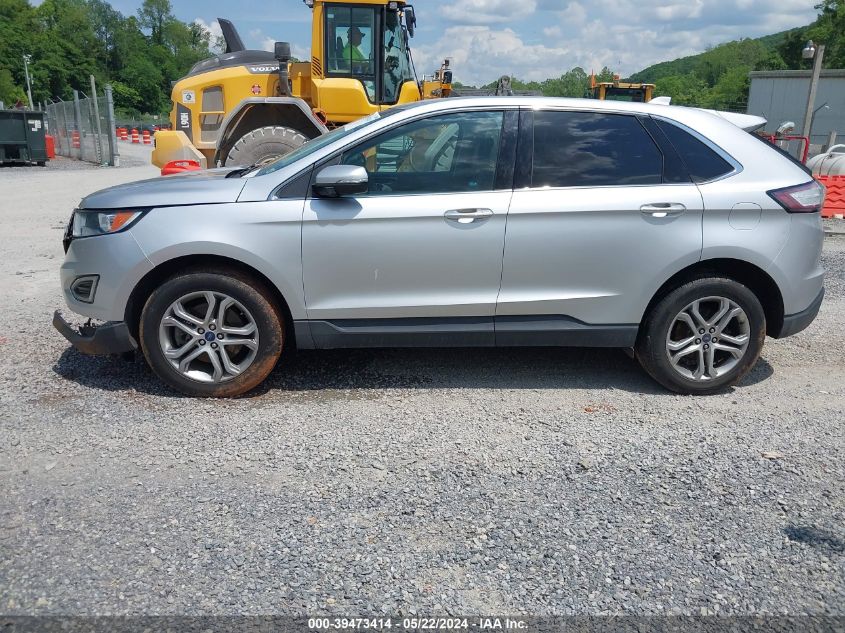 2015 Ford Edge Titanium VIN: 2FMTK4K90FBB30955 Lot: 39473414