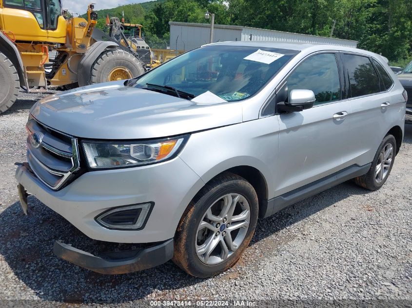 2015 Ford Edge Titanium VIN: 2FMTK4K90FBB30955 Lot: 39473414