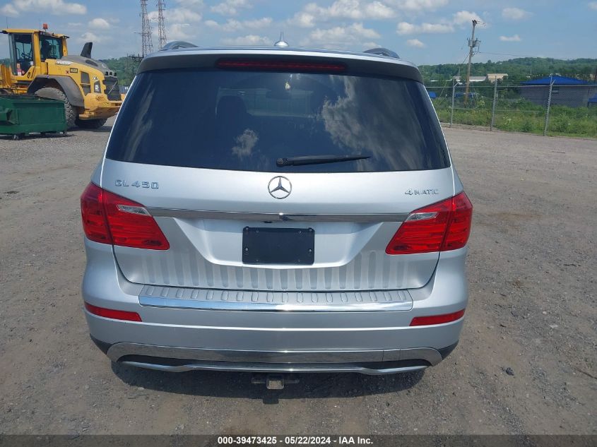 2015 Mercedes-Benz Gl 450 4Matic VIN: 4JGDF6EE3FA613543 Lot: 39473425