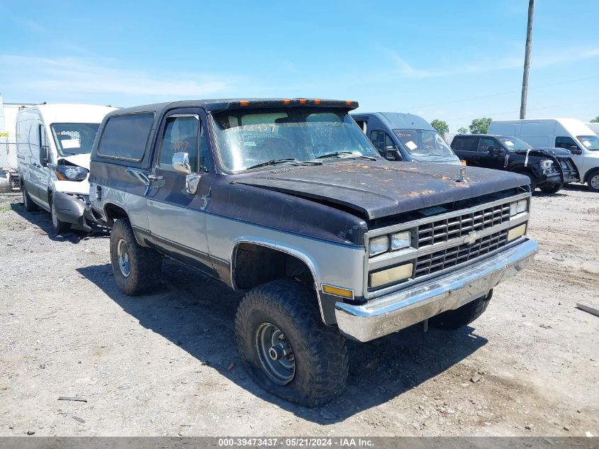 1990 Chevrolet Blazer V10 VIN: 1GNEV18K6LF123281 Lot: 39473437