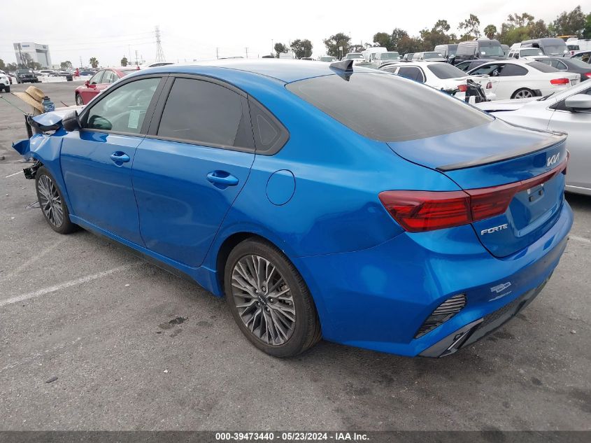 2023 Kia Forte Gt-Line VIN: 3KPF54AD7PE522887 Lot: 39473440