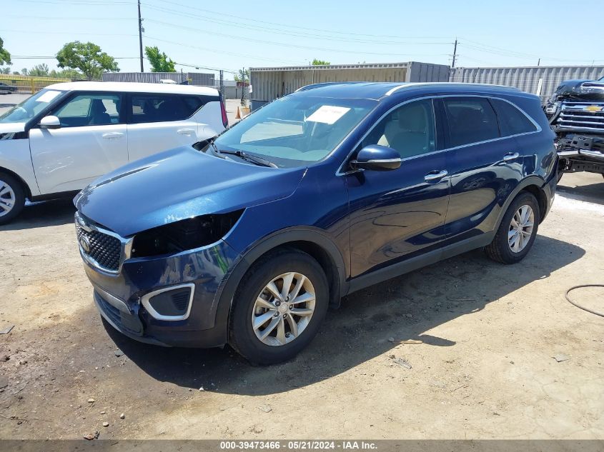 2017 Kia Sorento 2.4L Lx VIN: 5XYPG4A35HG280059 Lot: 39473466