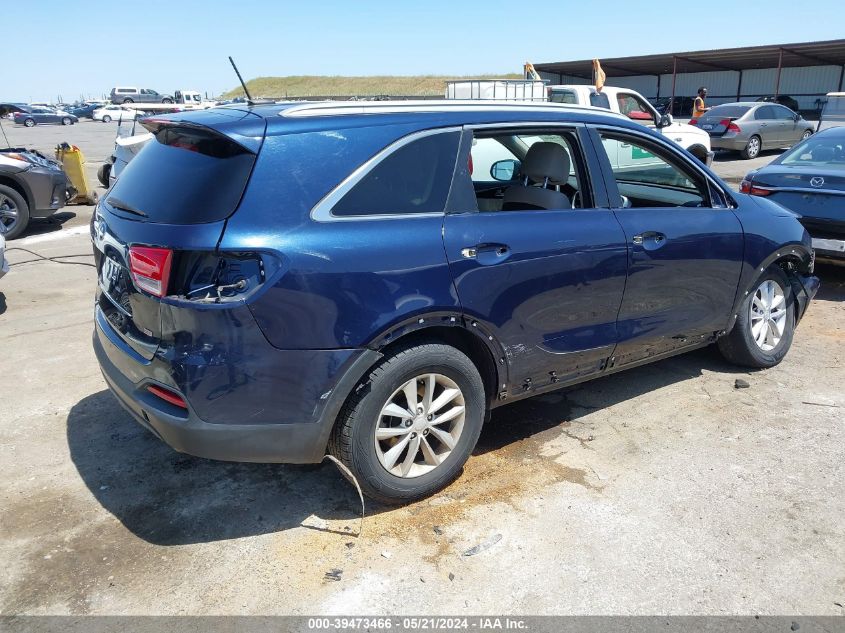 2017 Kia Sorento 2.4L Lx VIN: 5XYPG4A35HG280059 Lot: 39473466