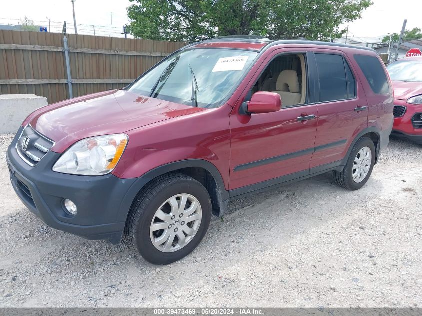 2005 Honda Cr-V Ex VIN: JHLRD78805C019526 Lot: 39473469