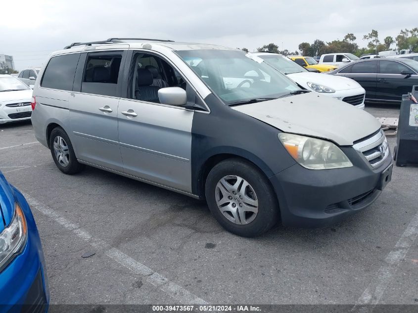 2007 Honda Odyssey Ex-L VIN: 5FNRL38727B136174 Lot: 39473567