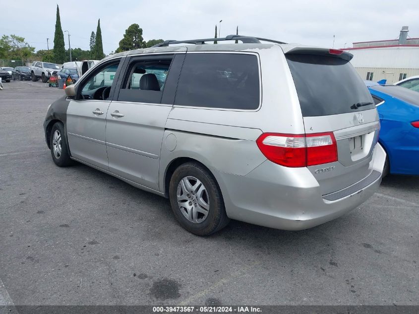 2007 Honda Odyssey Ex-L VIN: 5FNRL38727B136174 Lot: 39473567