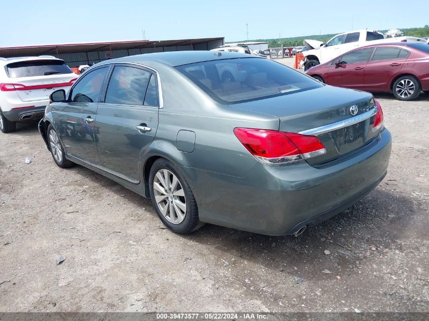 2011 Toyota Avalon Limited VIN: 4T1BK3DBXBU409839 Lot: 39473577