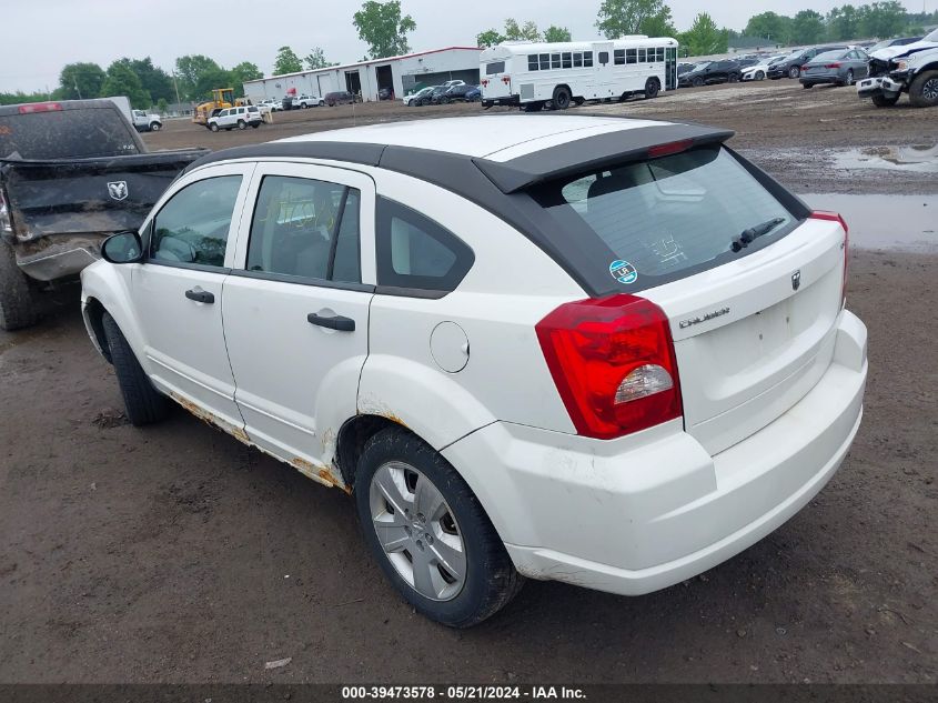 2007 Dodge Caliber Sxt VIN: 1B3HB48B07D259103 Lot: 39473578