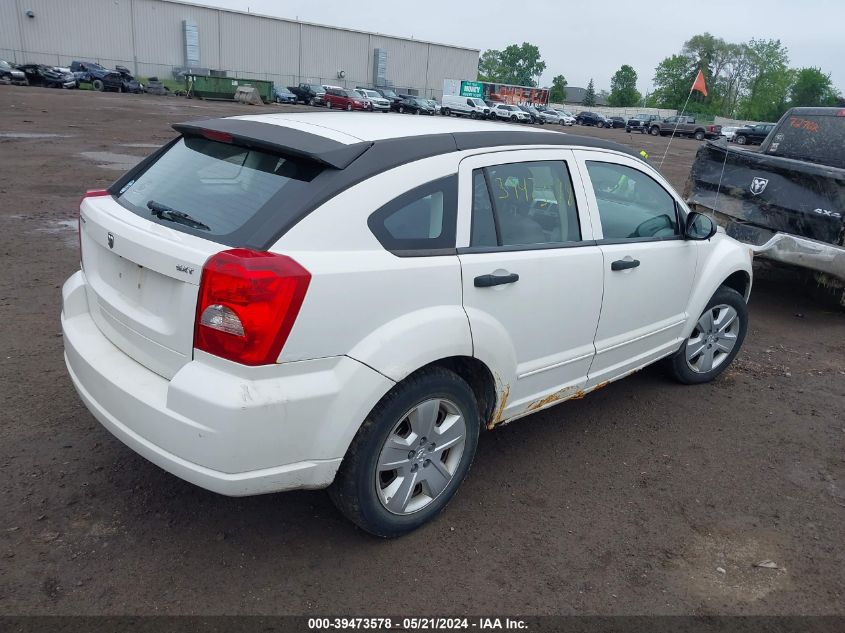 2007 Dodge Caliber Sxt VIN: 1B3HB48B07D259103 Lot: 39473578