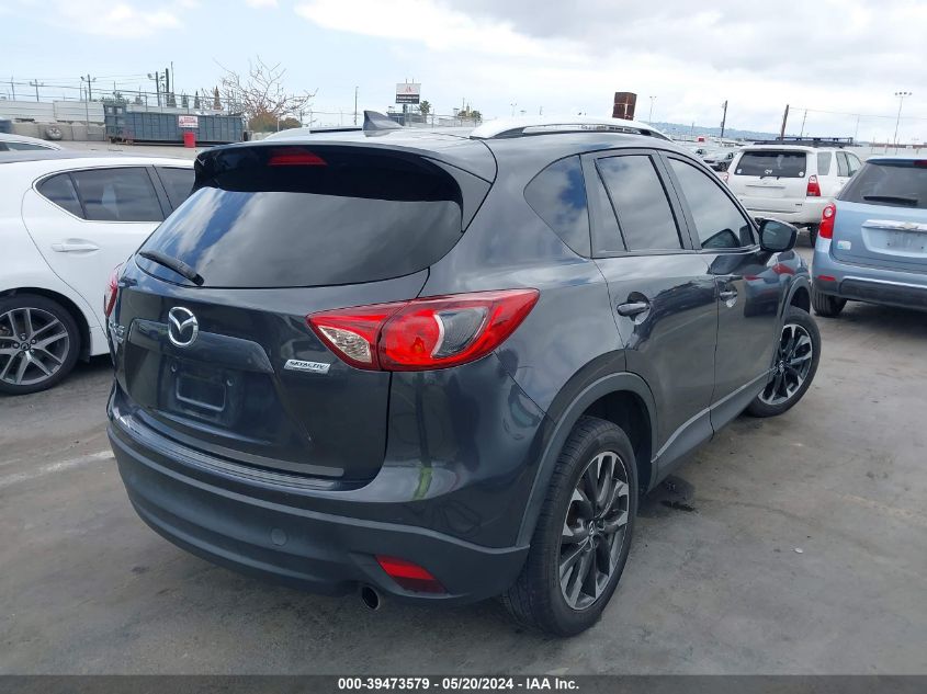 2016 Mazda Cx-5 Grand Touring VIN: JM3KE4DY8G0615818 Lot: 39473579