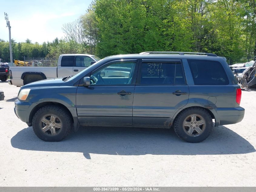 2004 Honda Pilot Ex-L VIN: 2HKYF185X4H603036 Lot: 39473599