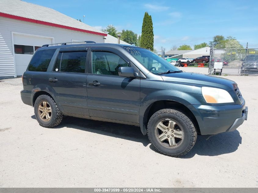 2004 Honda Pilot Ex-L VIN: 2HKYF185X4H603036 Lot: 39473599